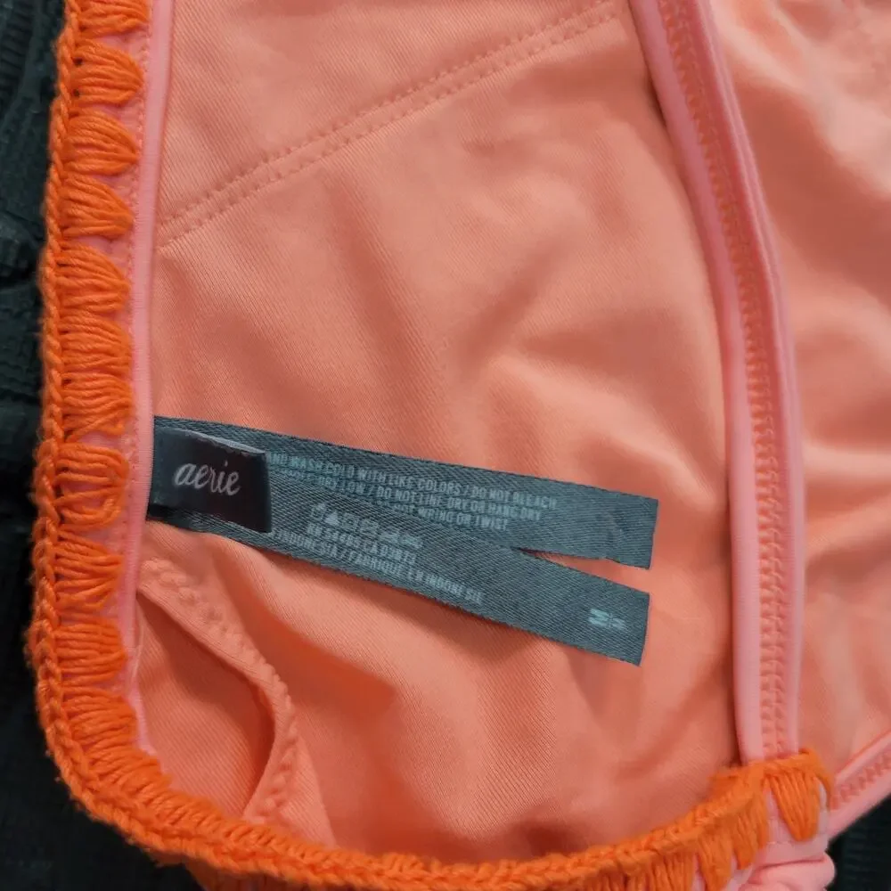 Aerie Bikini Top Small Halter Swim Summer Vacation Ready Beach Pool Resort Wear
